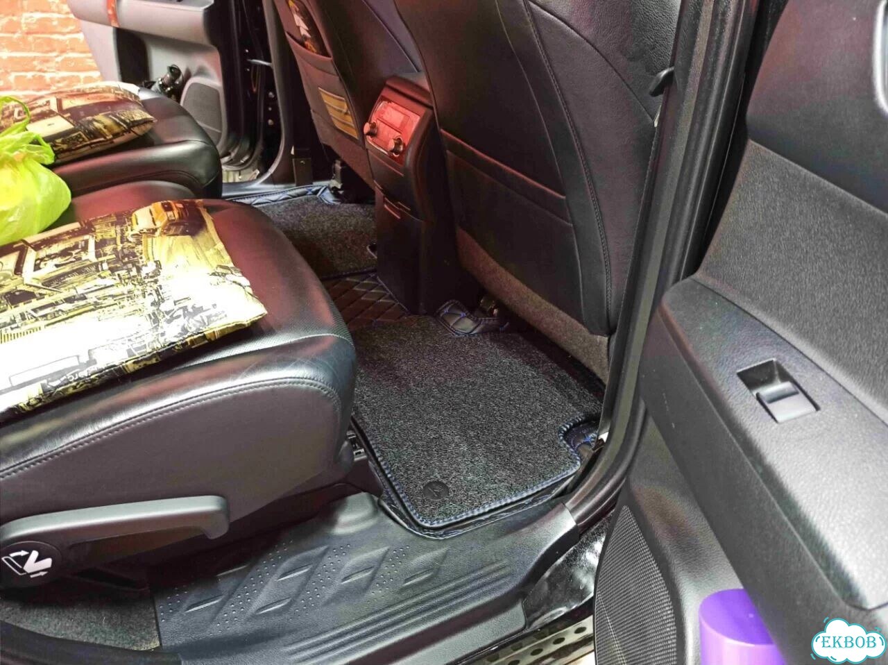 3D коврики из экокожи Toyota Highlander фото 5