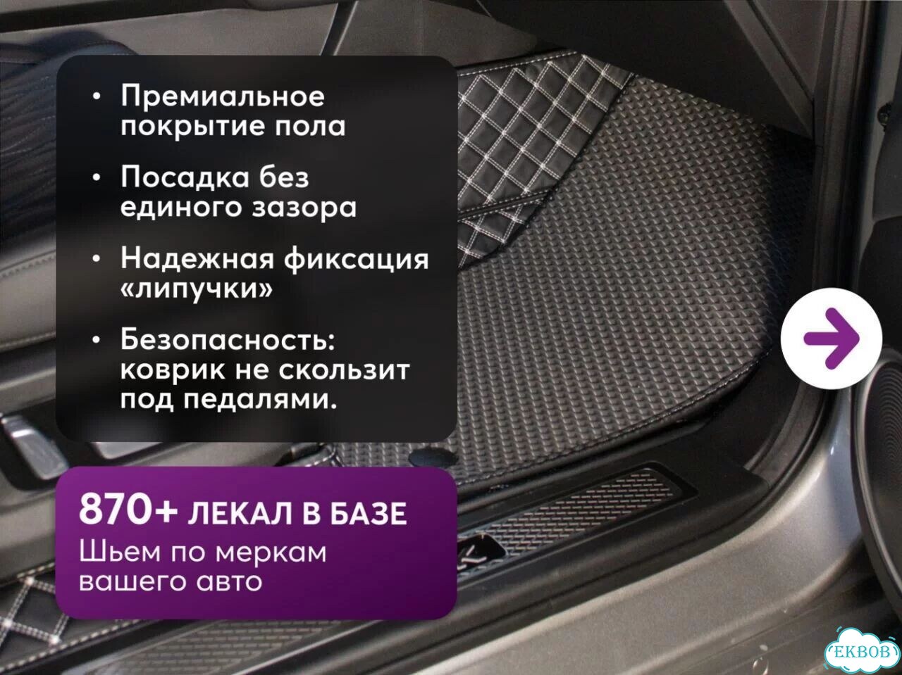 3D коврики из экокожи Hyundai Tucson фото 10