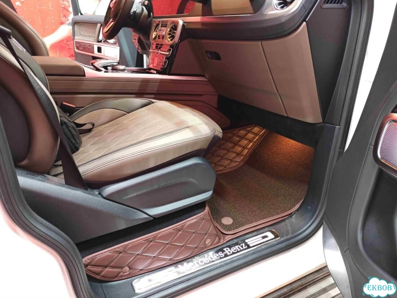 3D коврики из экокожи Mercedes-Benz G-Класс (Гелик) фото 3
