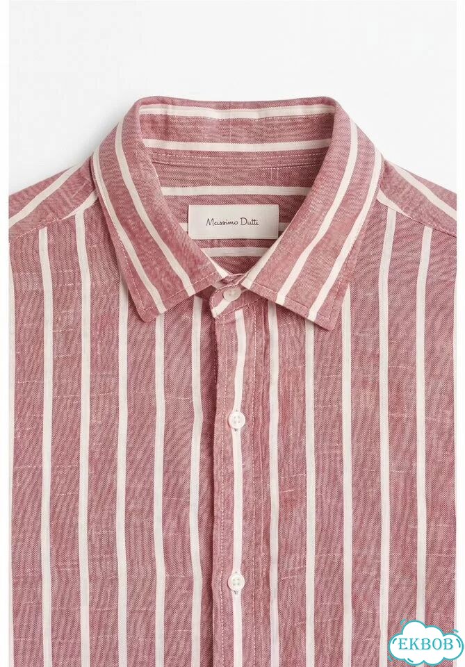 Massimo dutti рубашка 100% лён фото 1