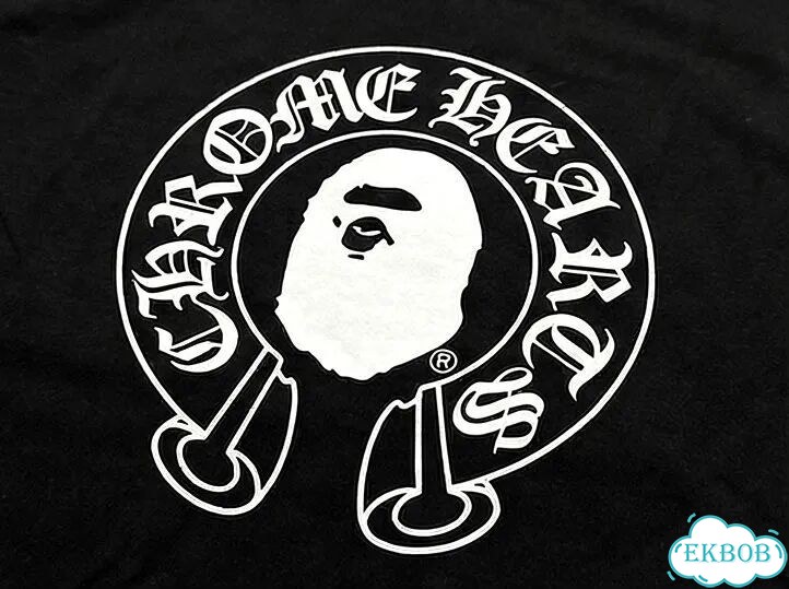 Лонгслив мужской Chrome Hearts черный Bape and opium archive gothic AC0103 фото 4