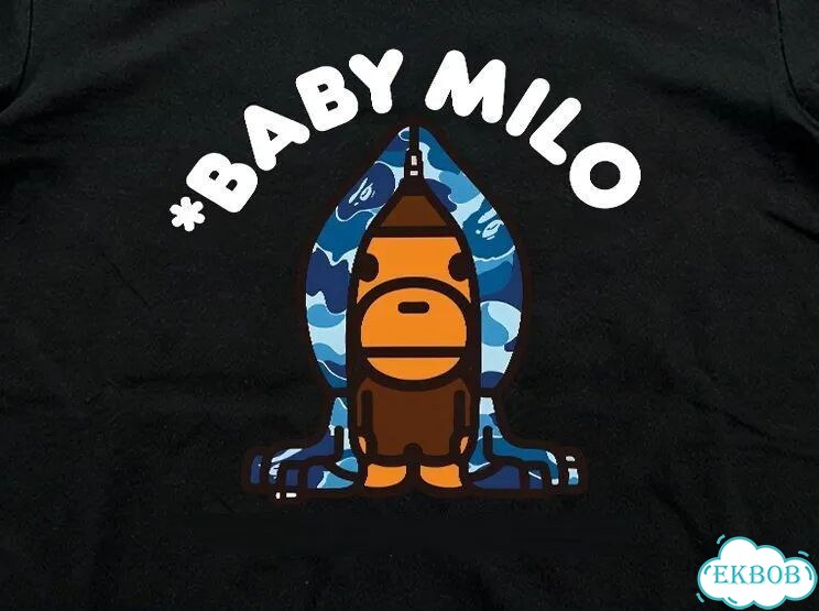 Лонгслив мужской Bape белый Baby Milo streetwear vintage AC0121 фото 4