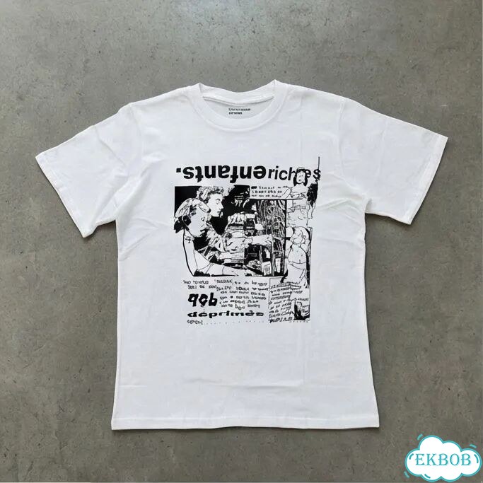 Футболка белая ERD Enfants Riches Deprimes call darkwear gothic unisex DAC0013 фото 1