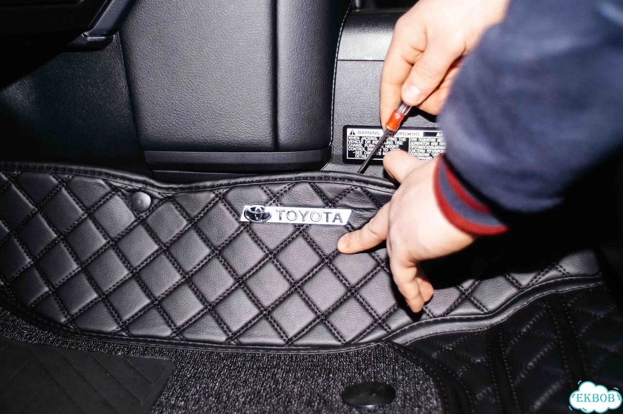 3Д коврики из экокожи toyota prado фото 1