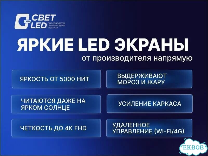 LED экран / билборд для наружной рекламы фото 10