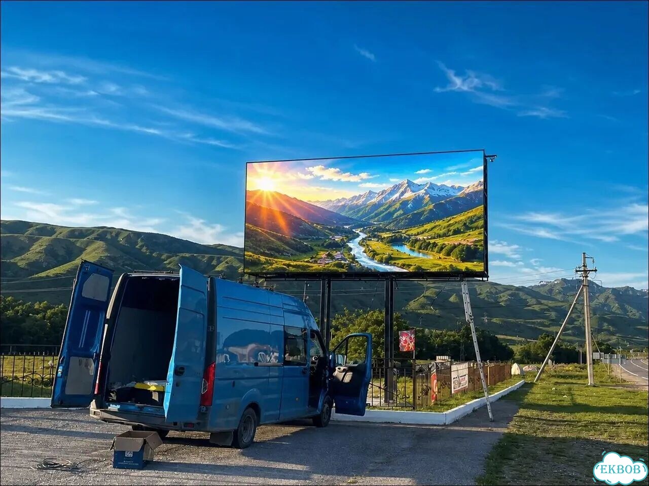 LED экран / билборд для наружной рекламы фото 2
