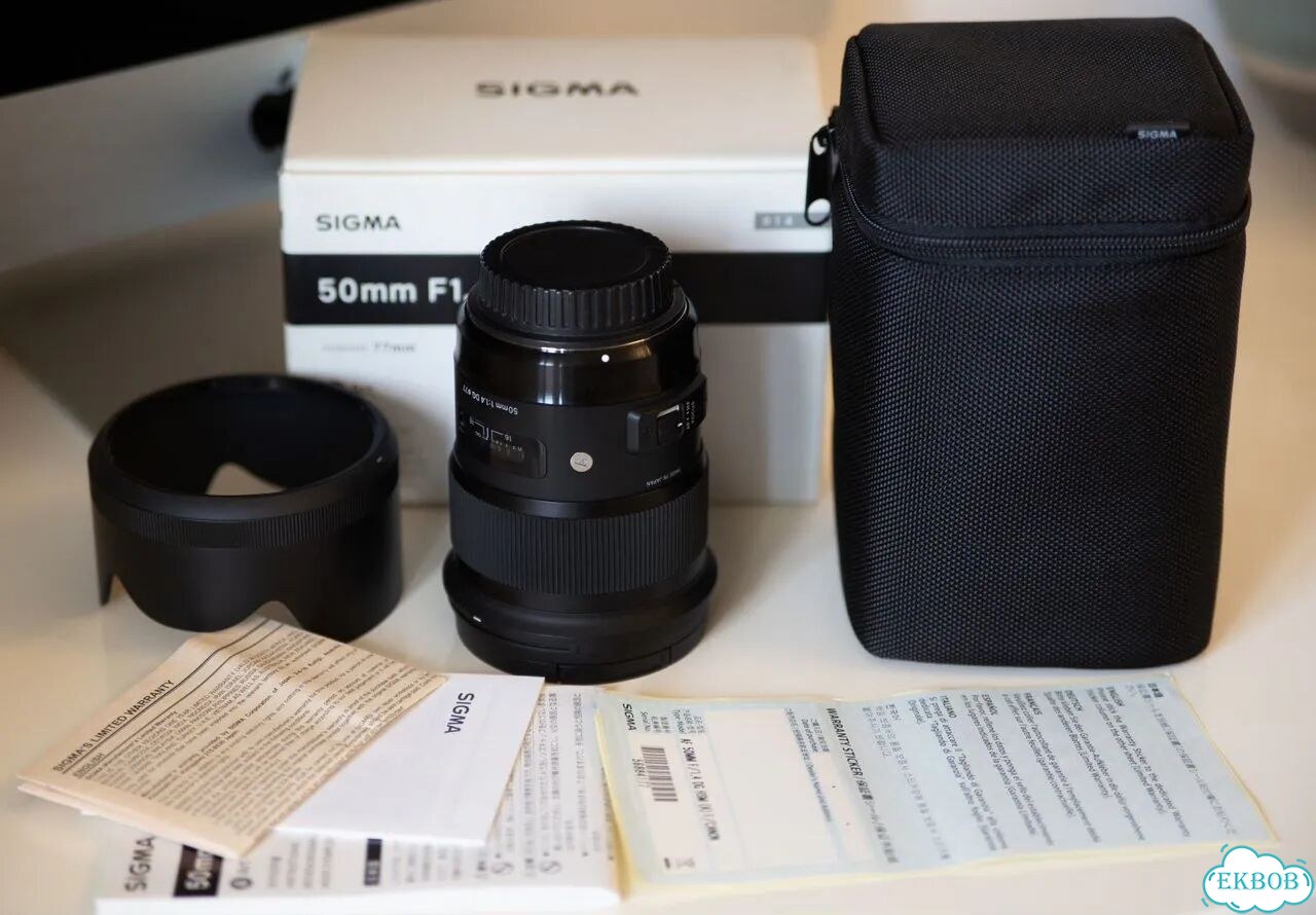 Объектив Sigma AF 50 mm f/ 1.4 DG HSM Art Canon EF фото 1
