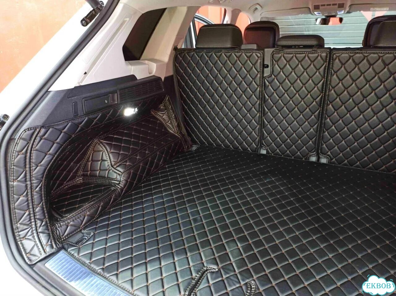3D коврики из экокожи Volkswagen Touareg фото 3