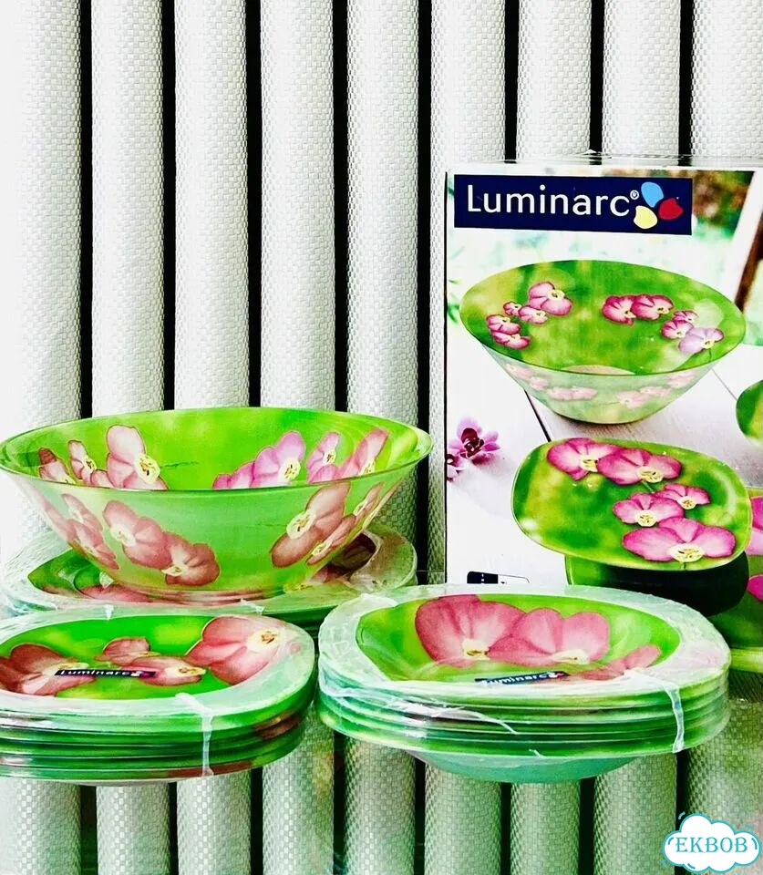 Luminarc 19 предметов столовый сервиз новый фото 1
