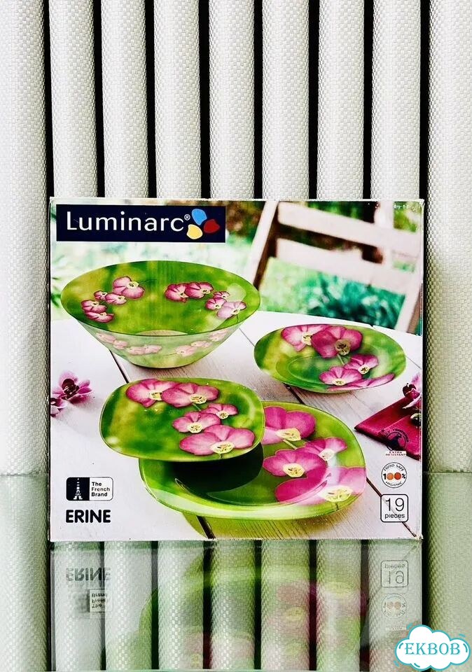Luminarc 19 предметов столовый сервиз новый фото 6
