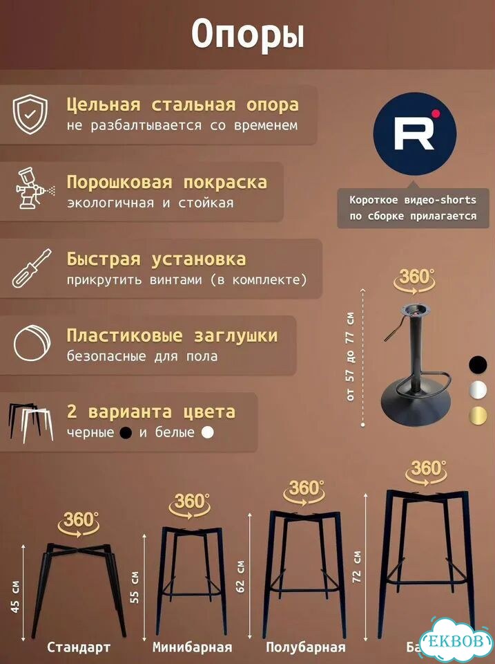 Стулья поворотные лофт фото 10