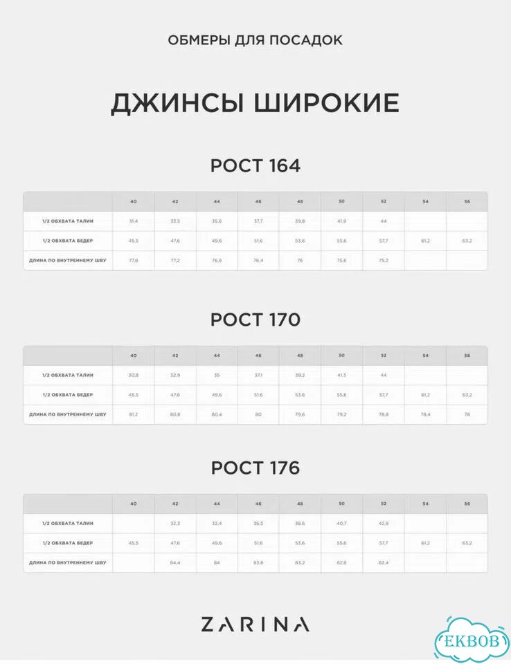 Джинсы широкие с высокой посадкой фото 4