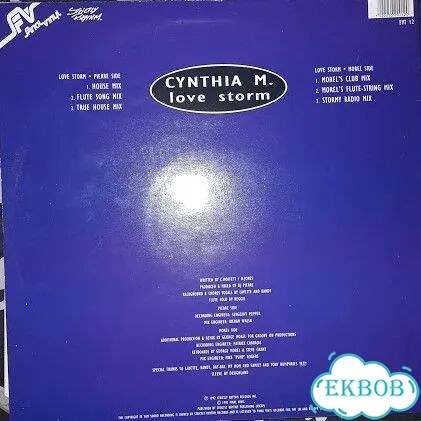 Пластинка Cynthia M – Love Storm фото 2