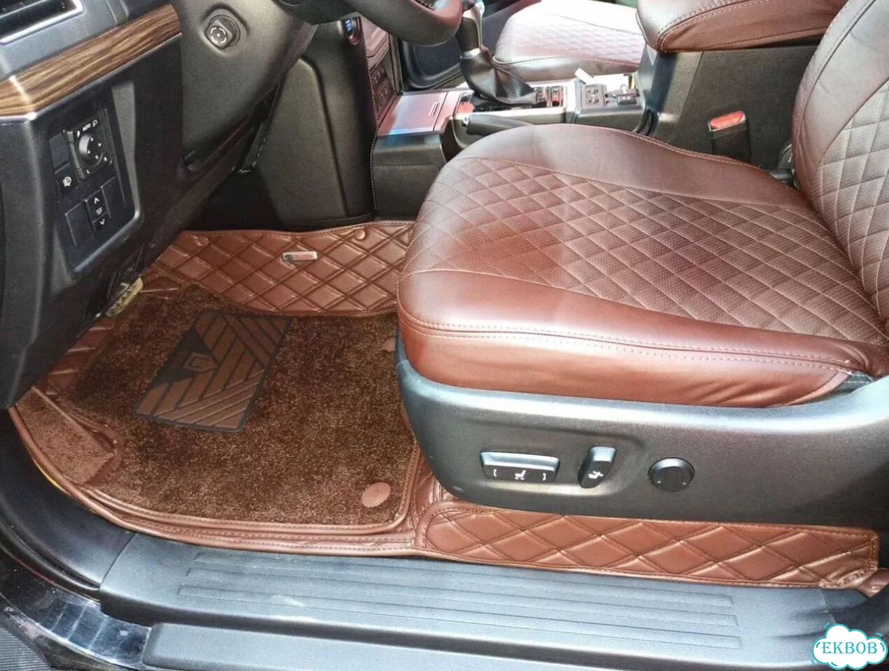 3Д коврики из экокожи toyota prado 150 фото 4