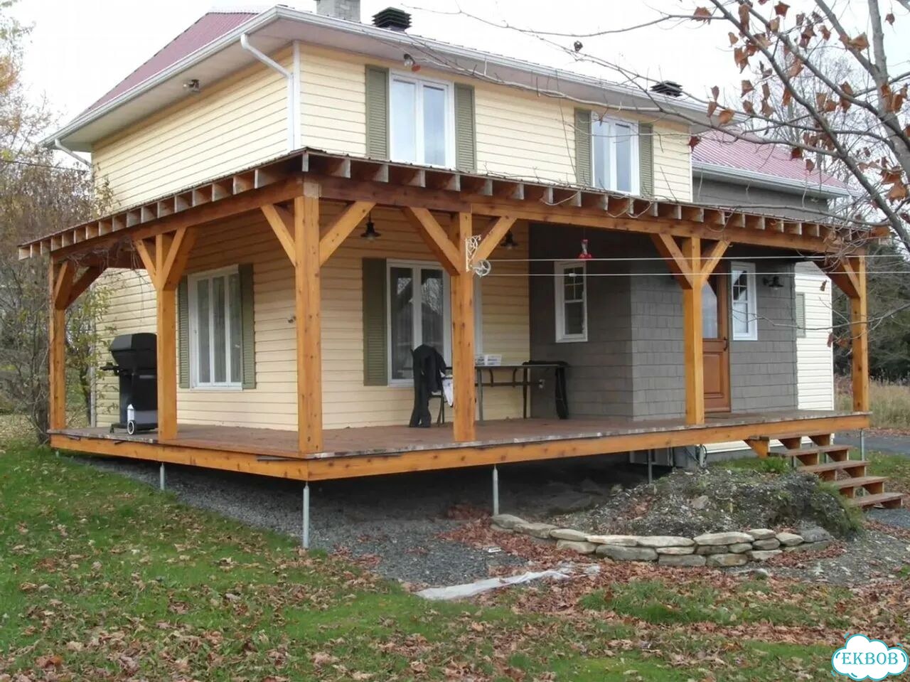 Пристройка к дому. Строительство веранд, террас - под ключ фото 9