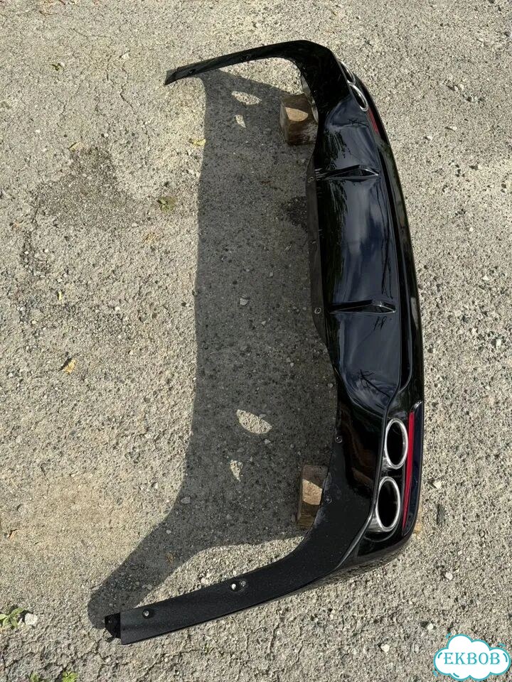 Накладка на задний бампер kia stinger фото 2