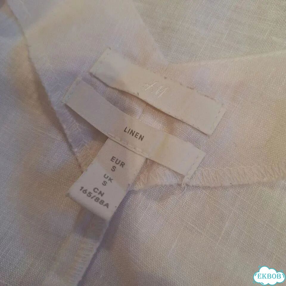 Топ H&M, 100% лён S фото 4