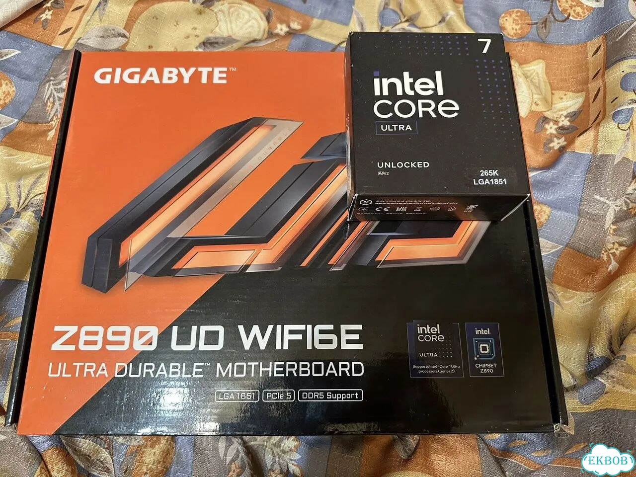 Комплект Ultra 7 265k + gigabyte Z890 UD wifi6E фото 1