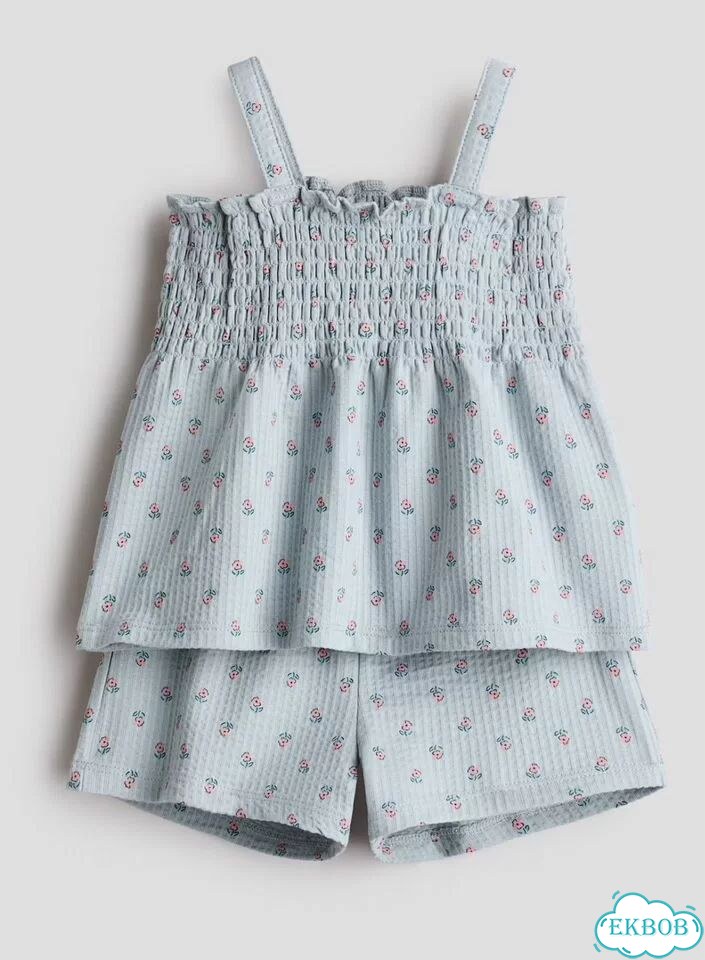 Летний костюм для девочки 80,86 h&m фото 1