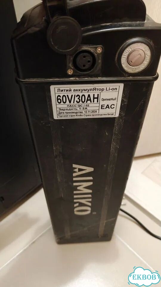Аккумулятор 60v 30ah aimiko фото 1