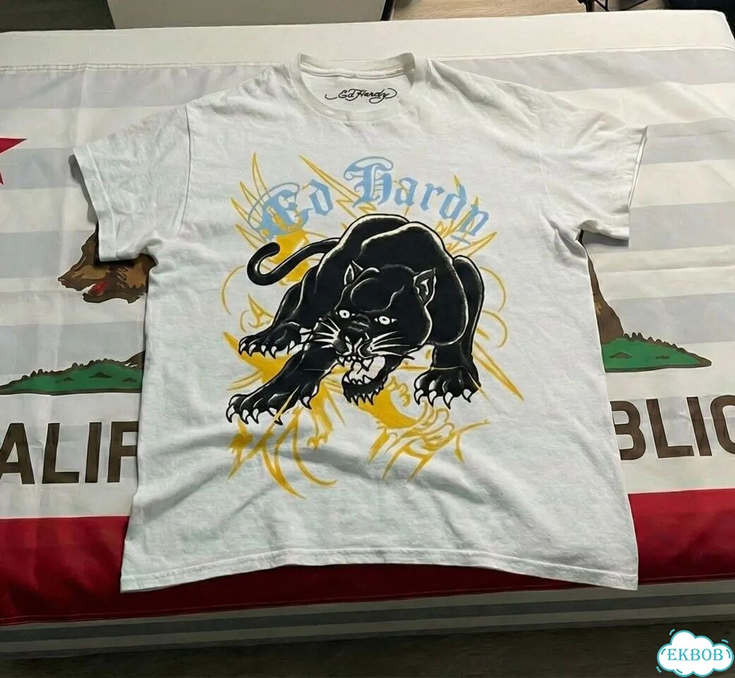 Футболка Ed Hardy пантера новинка фото 3