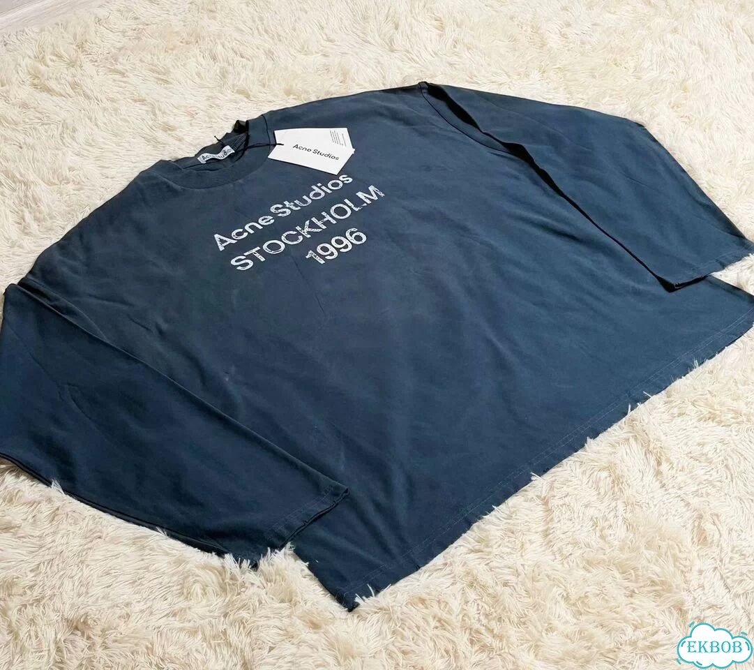 Acne Studios лонгслив темно-синий фото 3