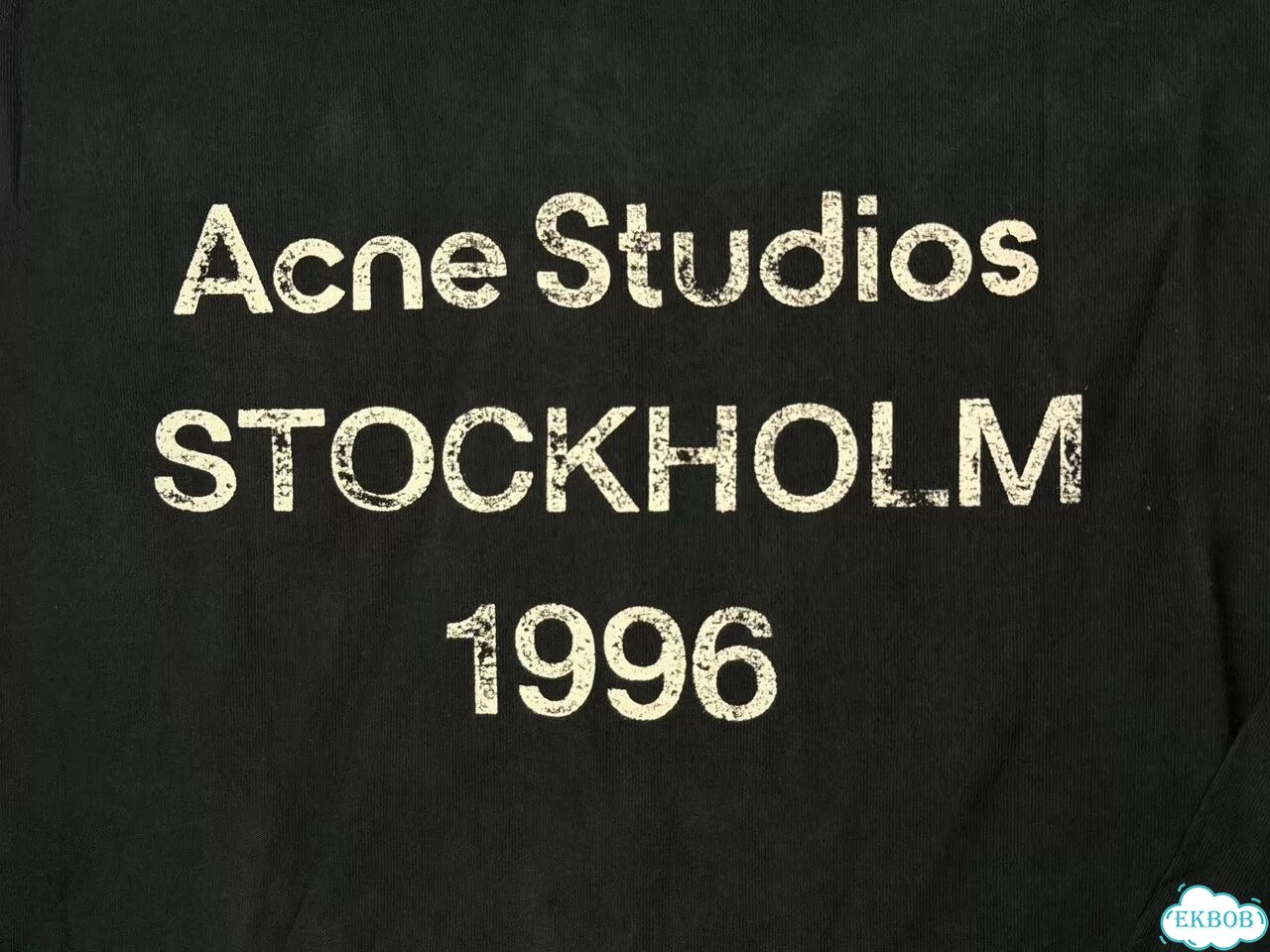 Acne Studios лонгслив темно-синий фото 5