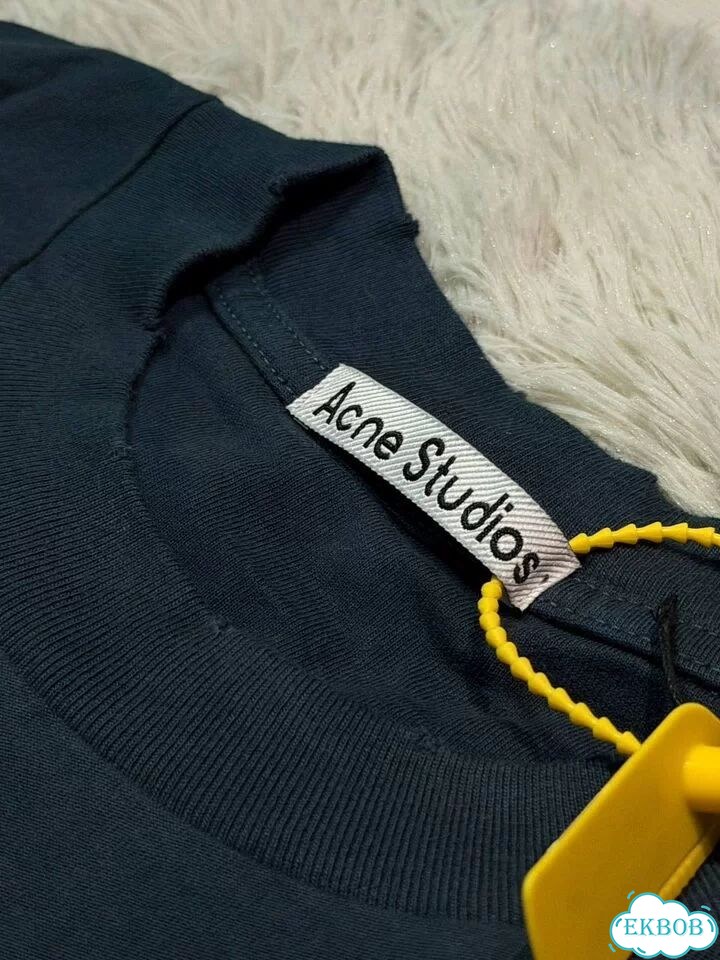 Acne Studios лонгслив темно-синий фото 6
