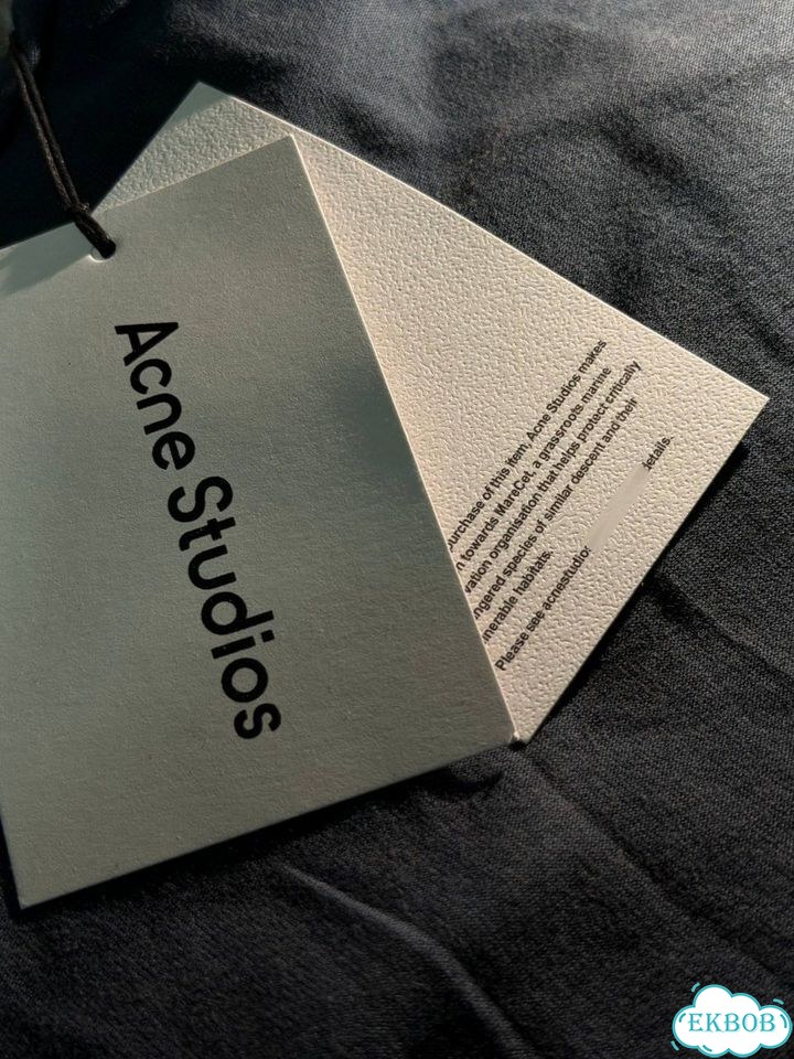 Acne Studios лонгслив темно-синий фото 7