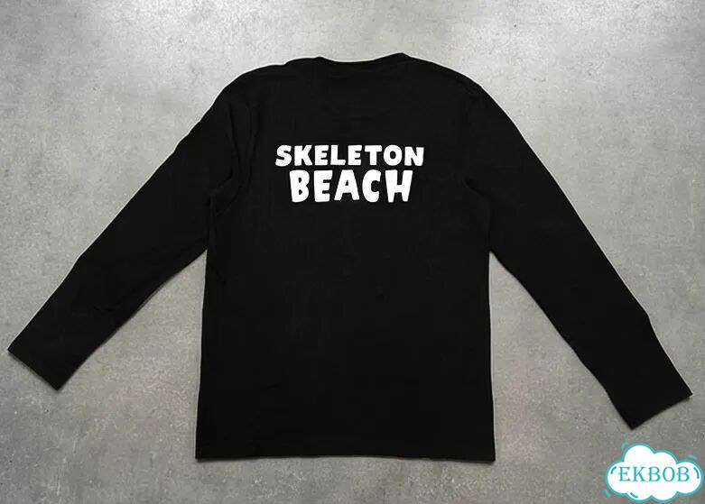 Лонгслив мужской черный Gallery Dept Skeleton Beach streetwear vintage AC0140 фото 2