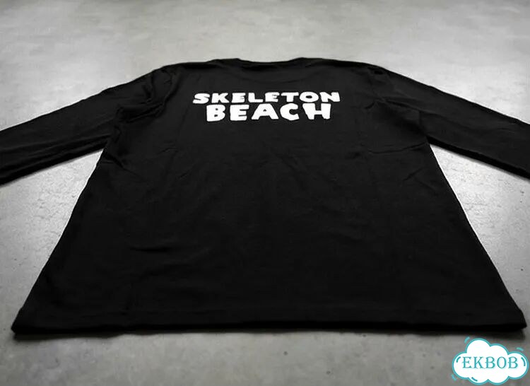 Лонгслив мужской черный Gallery Dept Skeleton Beach streetwear vintage AC0140 фото 4