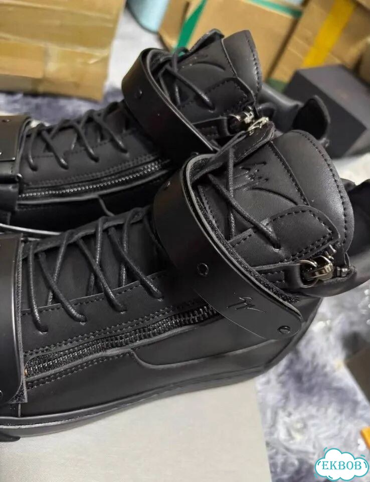 Кеды Giuseppe Zanotti Coby Matt black фото 1