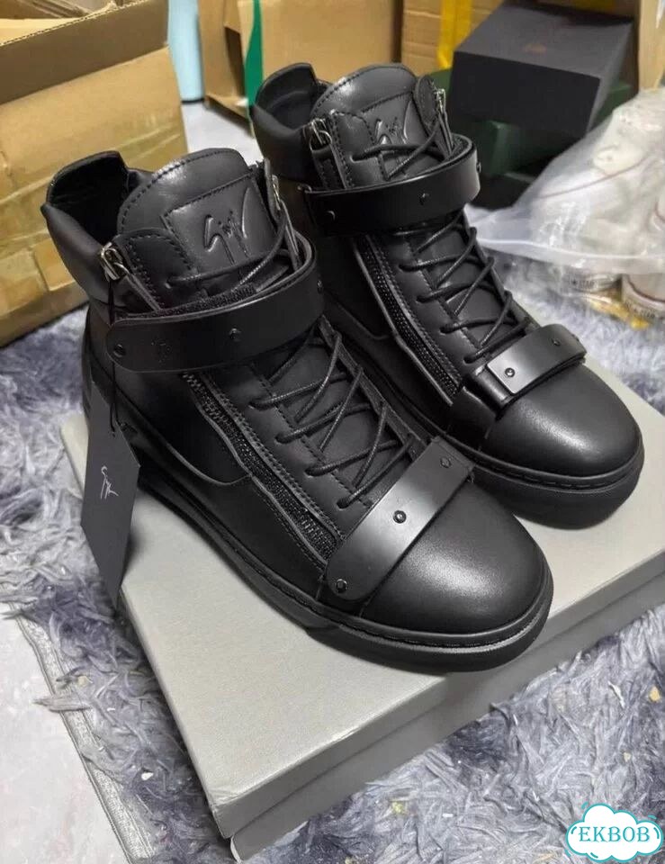 Кеды Giuseppe Zanotti Coby Matt black фото 2
