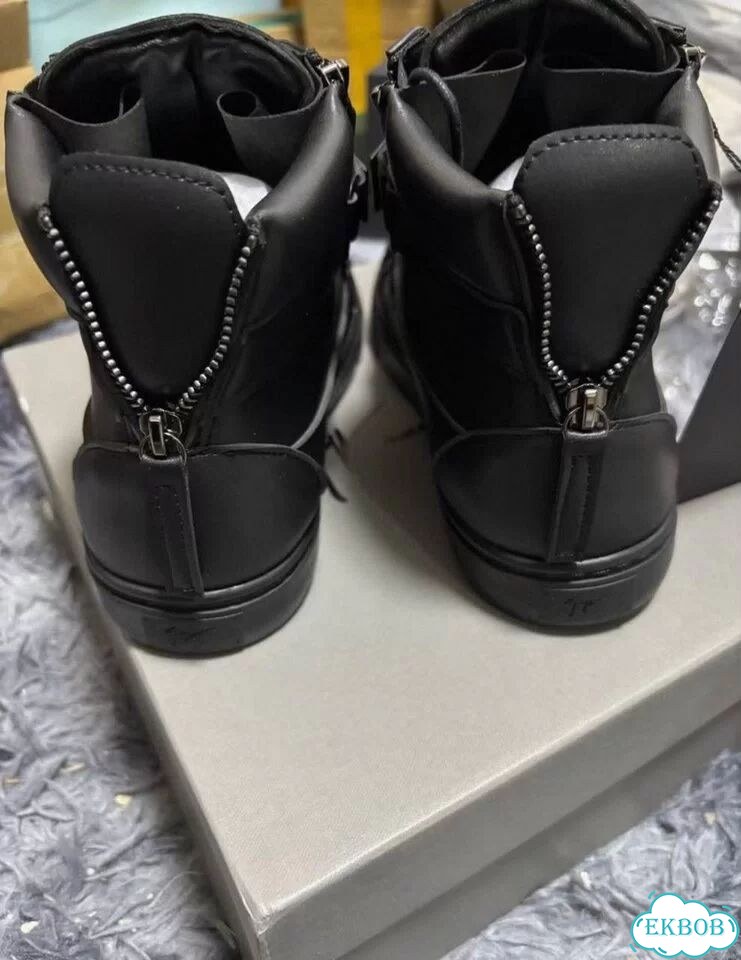 Кеды Giuseppe Zanotti Coby Matt black фото 3