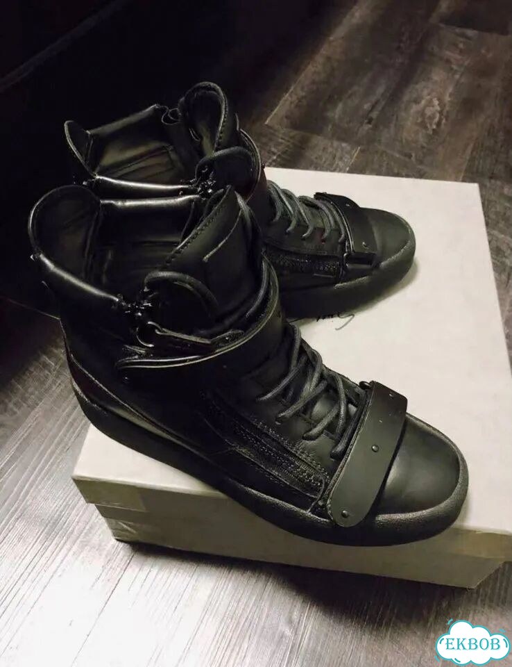 Кеды Giuseppe Zanotti Coby Matt black фото 6