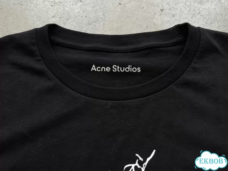 Лонгслив черный Acne Studios SS26 streetwear vintage unisex DAC0082 фото 4
