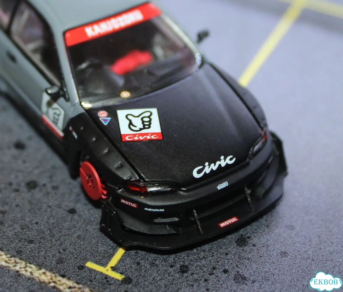 1:64 Модель poprace S26-08 pandem Civic EG6 фото 10