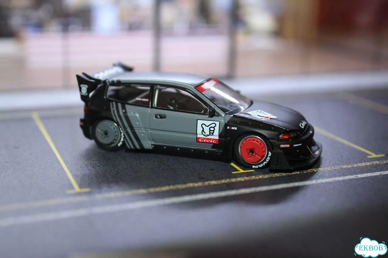 1:64 Модель poprace S26-08 pandem Civic EG6 фото 6
