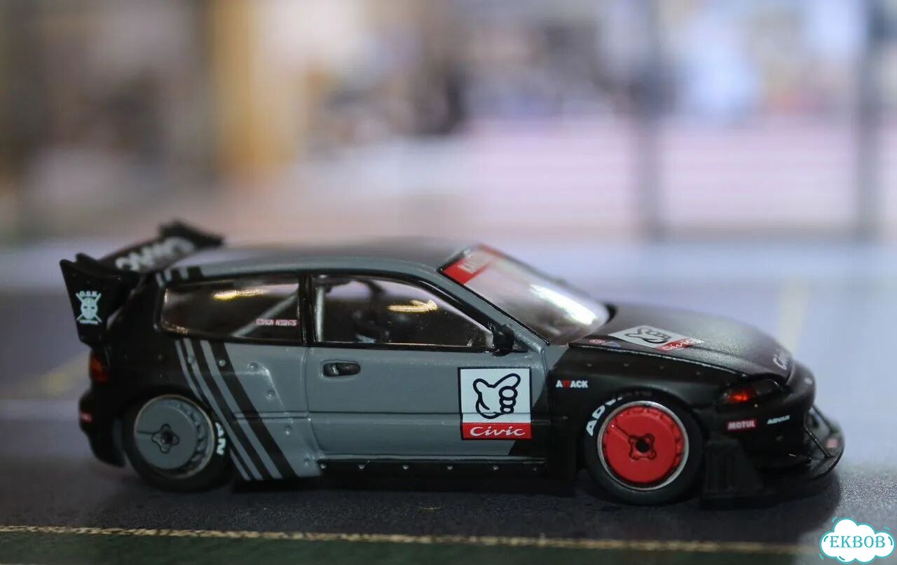 1:64 Модель poprace S26-08 pandem Civic EG6 фото 9