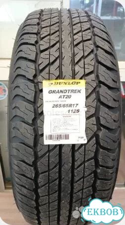 Dunlop Grandtrek AT20 265/65 R17 112S фото 1