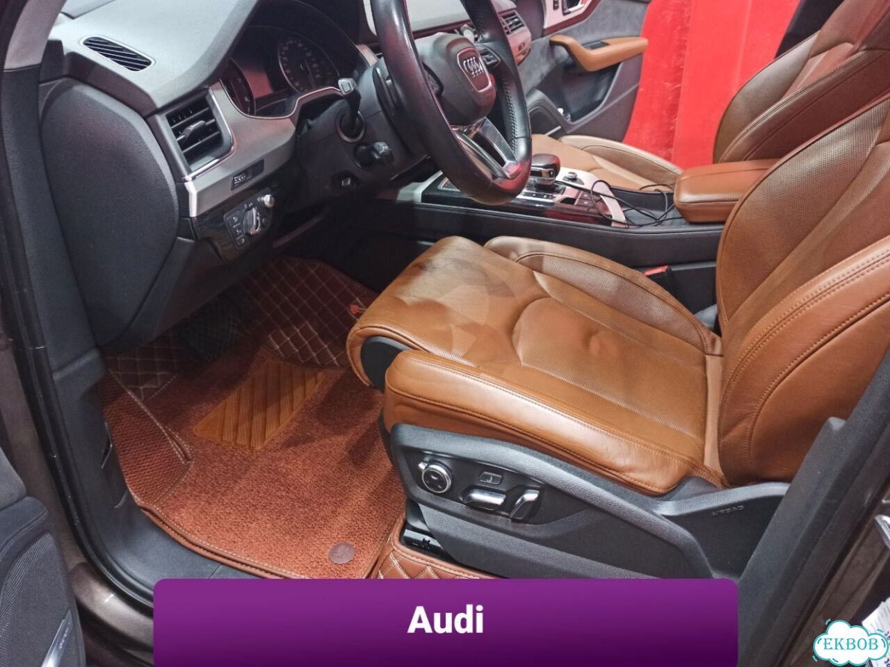 3D коврики из экокожи Audi фото 1