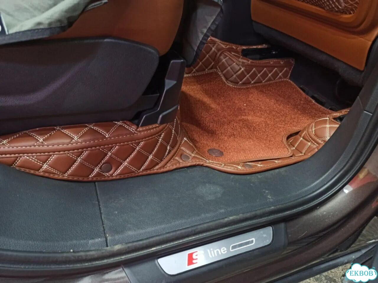 3D коврики из экокожи Audi фото 5