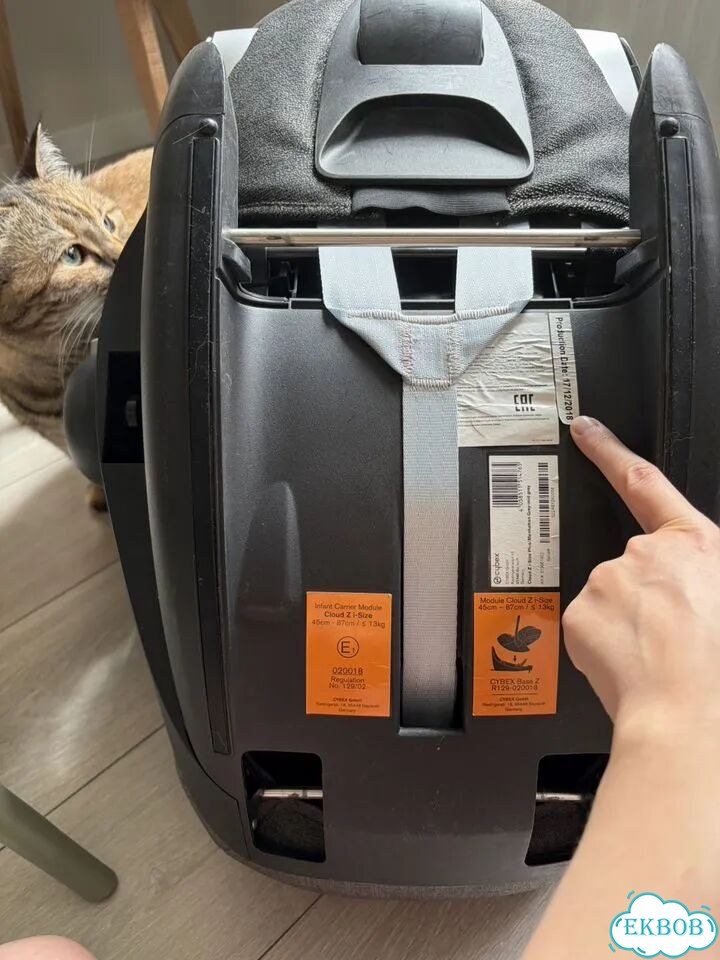 Автолюлька cybex cloud z i size с базой фото 4