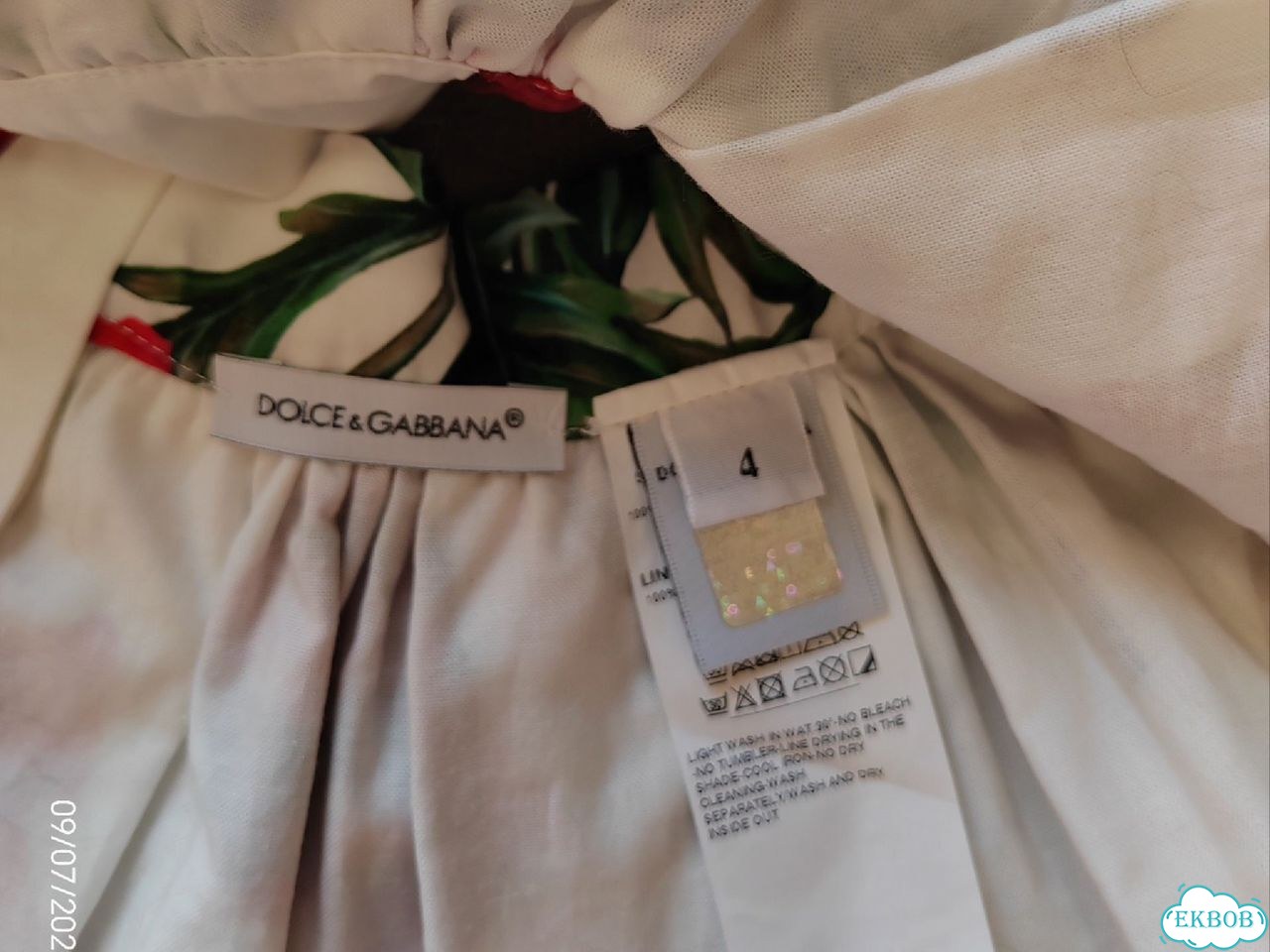 Юбка Dolce Gabbana на девочку 4 года фото 5
