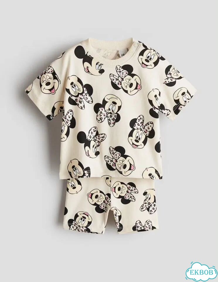 Летний костюм для девочки 86,92 h&m фото 1