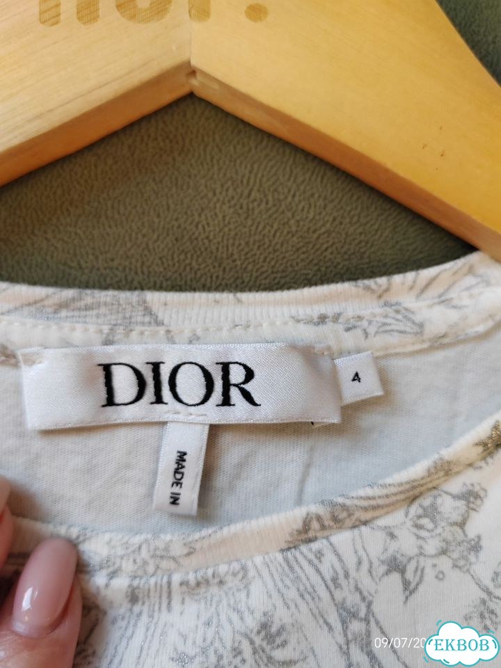 Футболка Dior на девочку 4 года фото 3