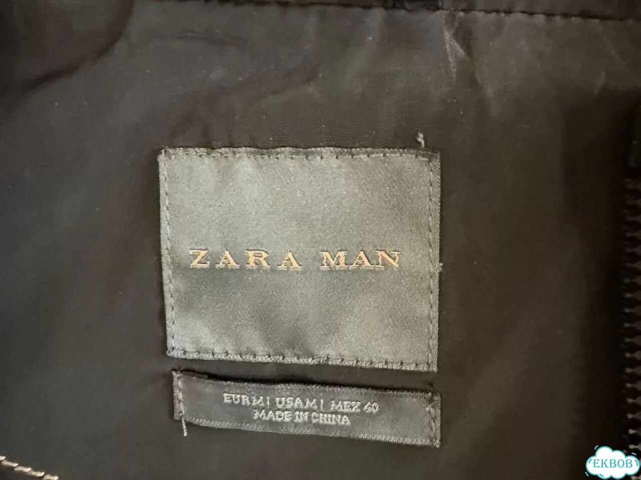 Стеганый мужской жилет Zara черный М фото 7