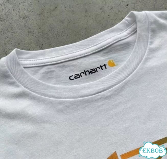 Лонгслив белый Carhartt 106538, Oat Milk streetwear vintage unisex DAC0046 фото 4