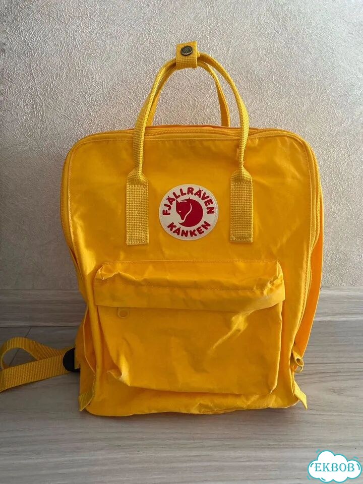 Рюкзак Fjallraven Kanken (Канкен) жёлтый оригинал фото 1