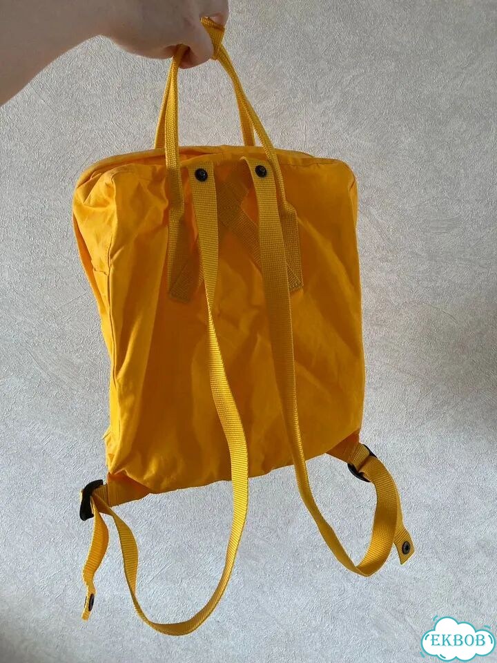 Рюкзак Fjallraven Kanken (Канкен) жёлтый оригинал фото 5